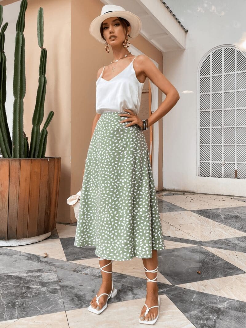Jupe Boho Chic Longue Fendue