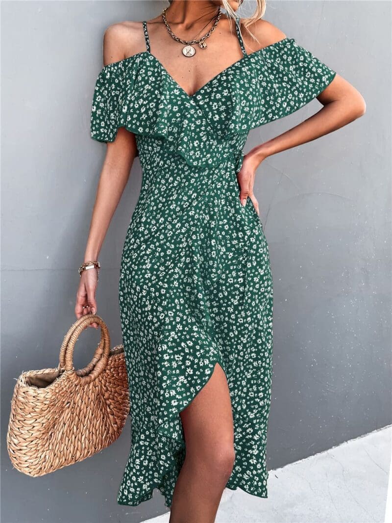 Robe Bohème Sexy à fleurs