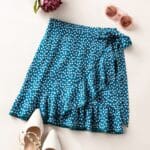 Jupe Courte Bohème à fleurs