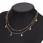 collier boheme etoile lune