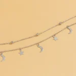 collier étoile lune boheme