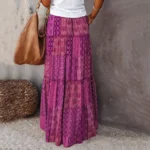 Jupe boho maxi