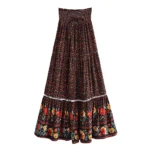 Jupe bohème hippie noire