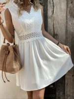 Robe bohème blanche chic