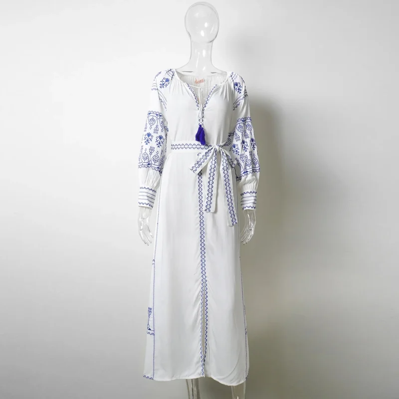 robe boheme coton