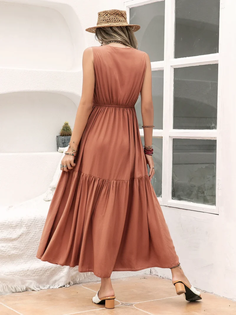 robe bohème terracotta
