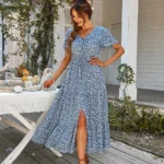 robe boheme vintage fleurie