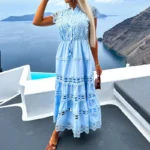 Robe broderie anglaise bohème