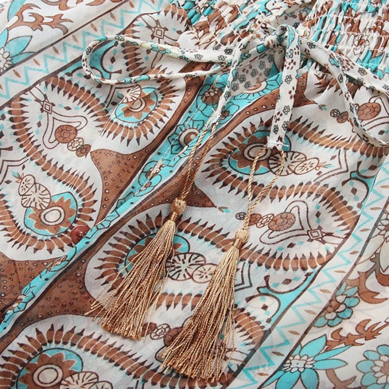 Robe longue gitane bohème
