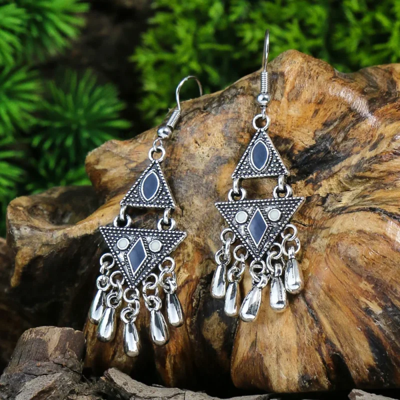 boucle d'oreille boho culturelle