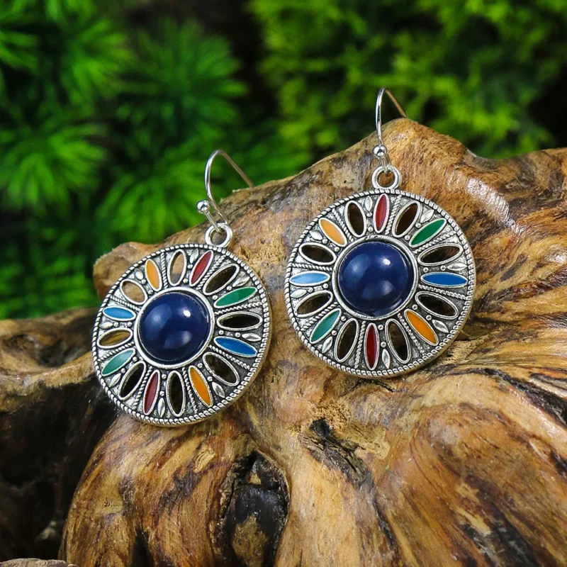 boucle d'oreille ethnique bohémienne